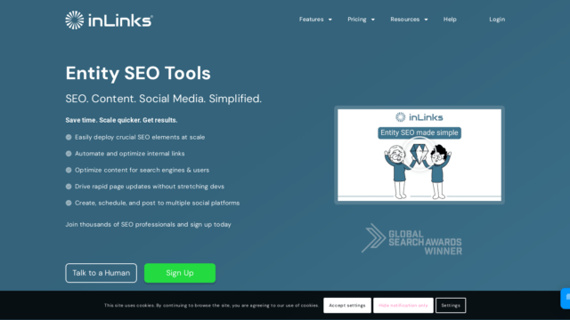 InLinks Review: SEO Optimized Internal Linking Made by AI