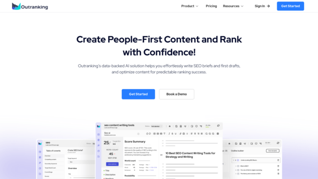 Outranking Review: Advanced AI SEO and Content Writer