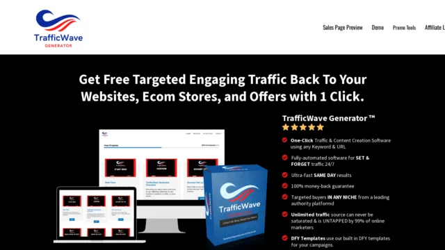 TrafficWave Generator Review: Get Unlimited Targeted Traffic with 1-Click Automation
