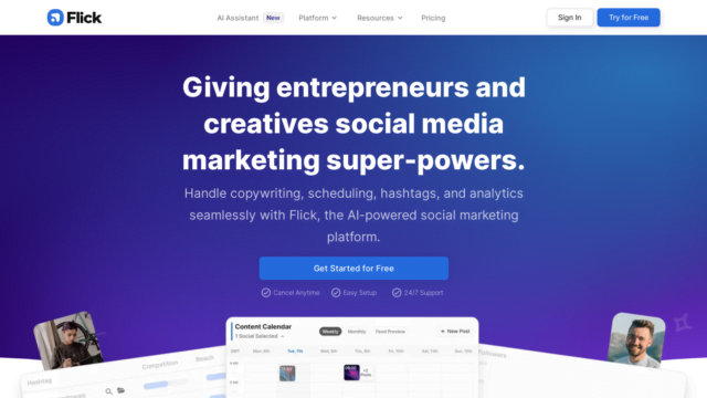 Flick Review: Boost Your Marketing with AI Social Assistant & Hashtag Tools