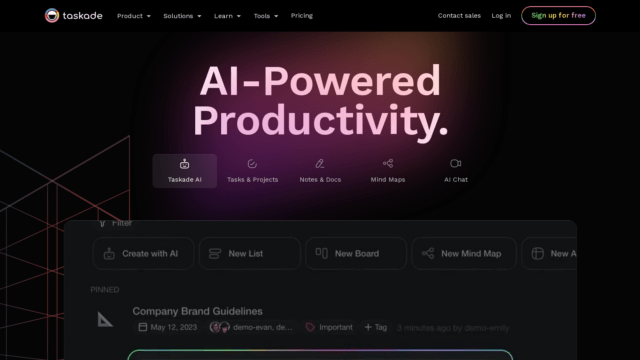 Taskade Review: Boost Productivity with AI-Powered Workflows & Real-time Collaboration