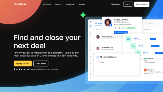 Apollo Sales Intelligence and Engagement Platform Review