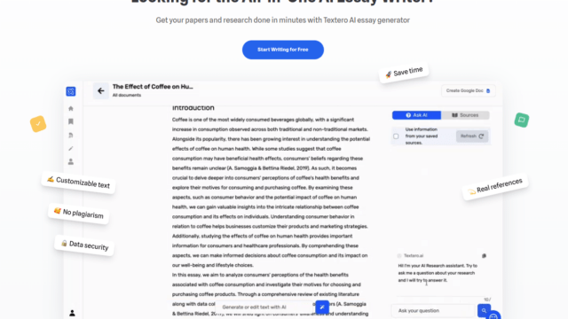 Textero AI Essay Writer